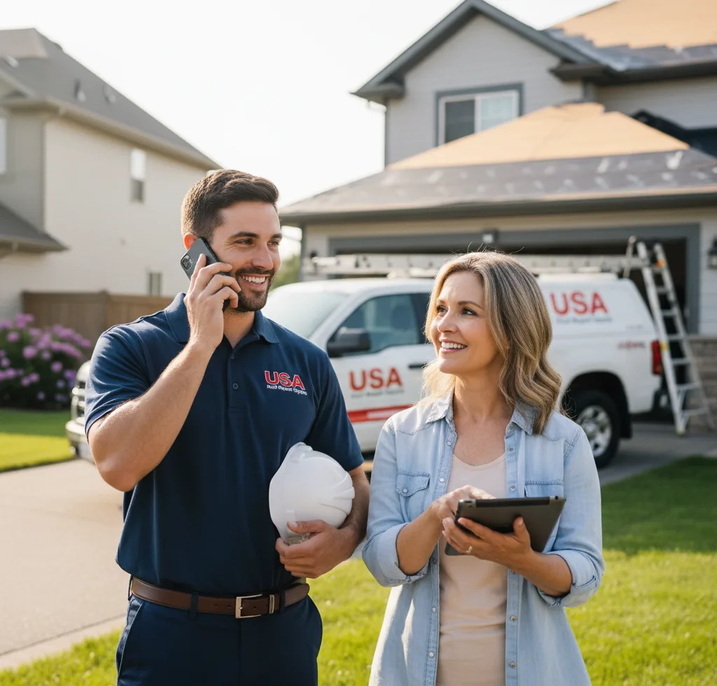 USA Roof Repair Experts customer support in Crooks